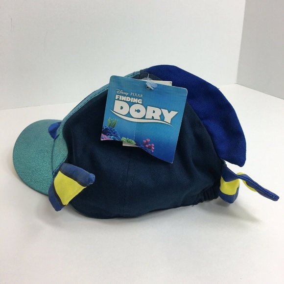 Disney Finding Dory Fish Baseball Hat Cap Blue Toddler Kids Children Shiny New - Picture 5 of 12